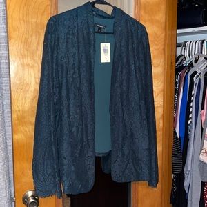 Black lace blazer from torrid size 3